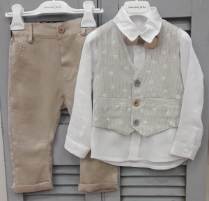 Bαπτιστικά ρούχα για αγόρι κοστουμι Vanessa Cardui