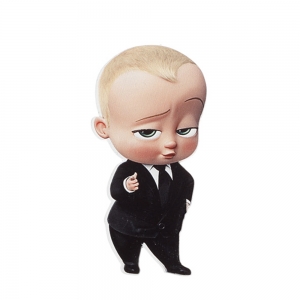 μπομπονιερα βαπτισης ξυλινα μαγνητακια Baby Boss