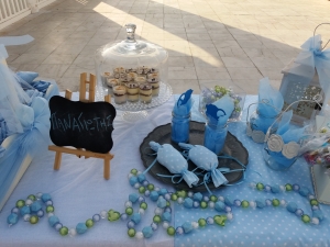 Στολισμος εκκλησια βαπτιση αγορι γλυκα candy bar