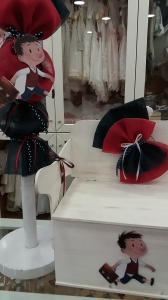σετ βαπτισης αγορι ξυλινο θρανιο λαμπαδα με θεμα μικρος Νικολας