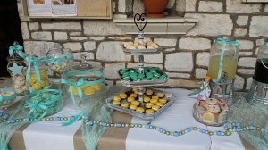στολοσμος εκκλησιας τραπεζιου candy bar