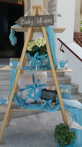 στολισμος βάπτισης εκκλησιας για αγορι σκαλια θεμα βαπτισης πρίγκιπας κορώνα