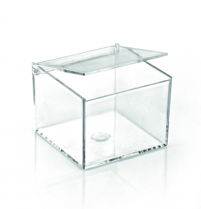 Μπομπονιερα βαπτισης για αγόρι κοριτσι και γάμου μπιζουτιέρα διαφανές χρώμα κουτί  τετράγωνο με πλεξιγλας plexiglass