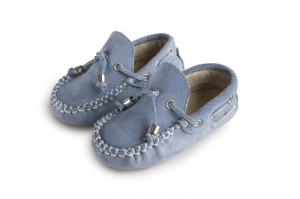 παπουτσάκια βάπτισης baby walker για αγόρι ανατομικά σιελ