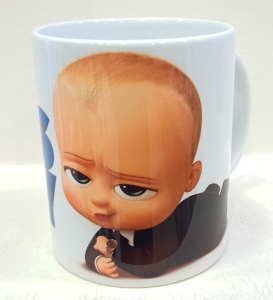 Μπομπονιέρα βάπτισης κεραμική κούπα baby boss