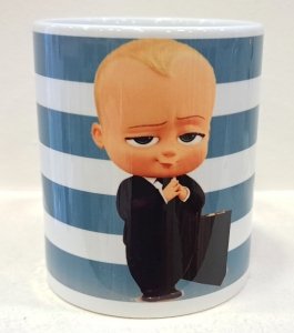 Μπομπονιέρα βάπτισης κεραμική κούπα Baby Boss