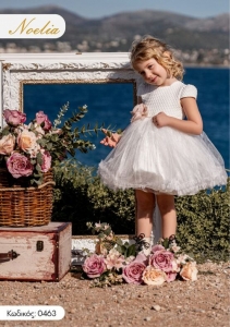 βαπτιστικά ρούχα για κορίτσι φόρεμα Noelia