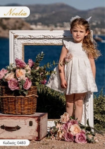 βαπτιστικά ρούχα για κορίτσι φόρεμα Noelia