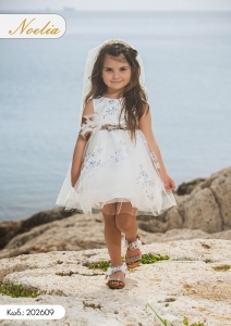 βαπτιστικά ρούχα για κορίτσι φόρεμα Noelia