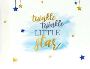 βιβλιο ευχων wishbook ευχολόγιο βαπτισης ξύλινο little star αστερι