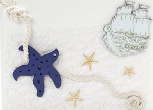 βιβλιο ευχων wishbook ευχολόγιο βάπτισης αστερίας καράβι θεμα βαπτισης ναυτικό