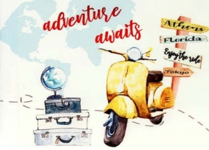 βιβλιο ευχων wishbook ευχολόγιο βαπτισης ξύλινο travel βέσπα