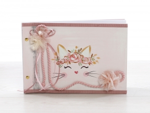 βιβλιο ευχων wishbook ευχολόγιο βαπτισης ξύλινο αριστόγατες