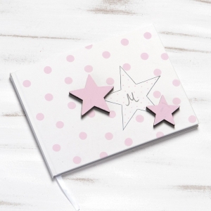 βιβλιο ευχων wishbook ευχολόγιο βαπτισης  για αγορι κοριτσι θεμα βαπτισης αστέρι