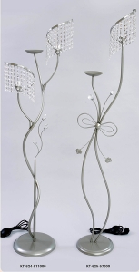 Λαμπαδες γαμου μεταλλικες φωτιστικά innox μπρονζέ σκουριά μαύρο εκρού vintage